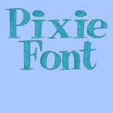 Pixie Embroidery alphabet Font Set